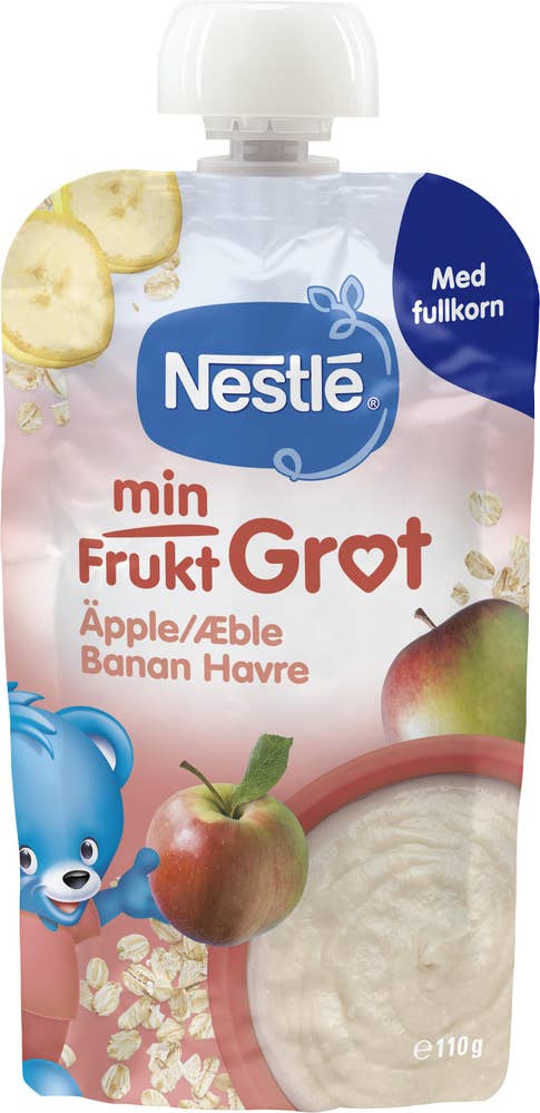 Nestlé Grötklämmis Äpple, Banan & Havre 6M