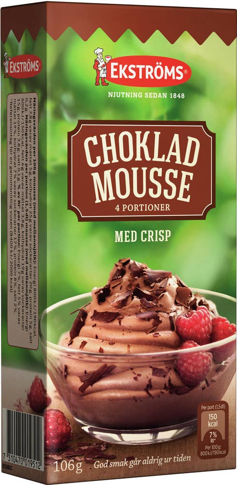 Ekströms Chokladmousse Crisp