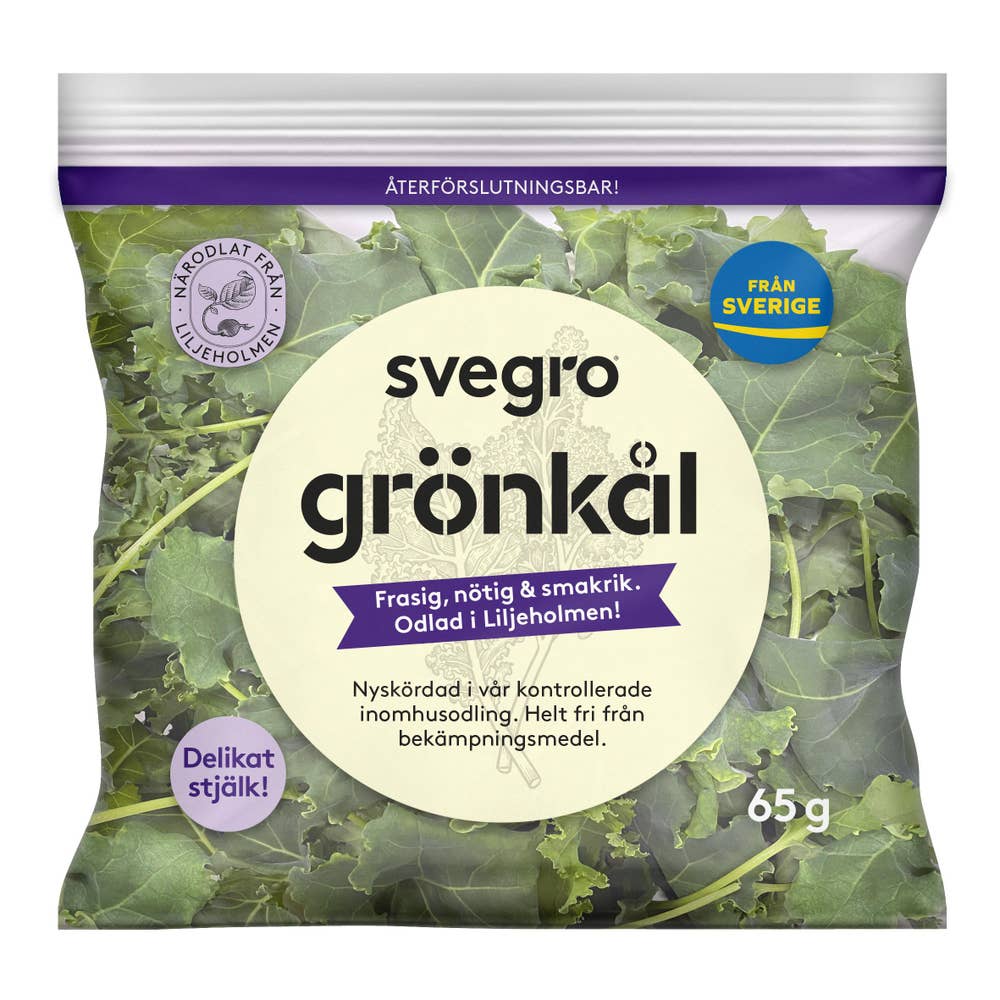 Svegro Grönkål Baby Stadsodlad Klass1 Sverige