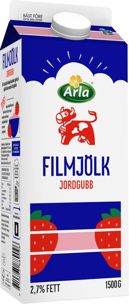 Arla Ko® Filmjölk Jordgubb 2,7% Arla