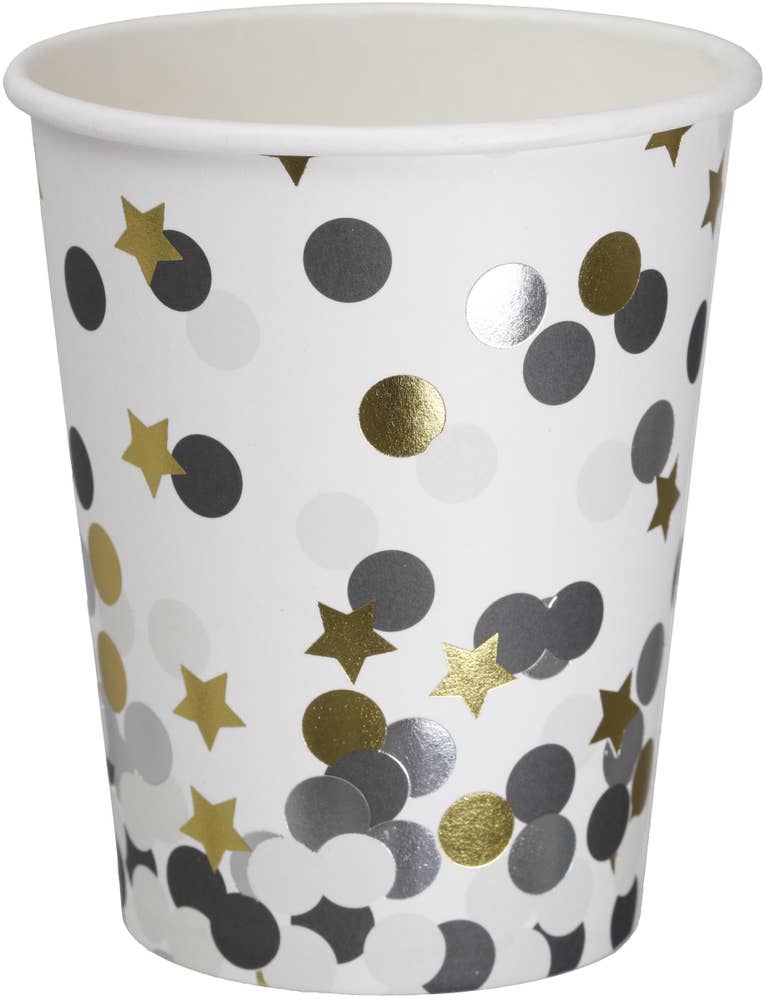 Hedlundgruppen Mugg Vit Dots & Stars 260ml