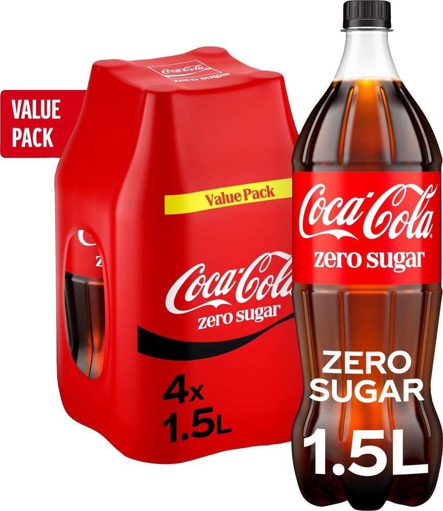 Coca-Cola Zero Sugar 4x1,5L