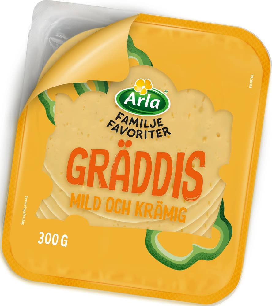 Arla® Gräddis Familjefavoriter Skivad 30%