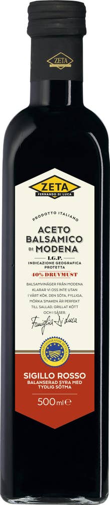 Zeta Balsamvinäger Extra Lagrad