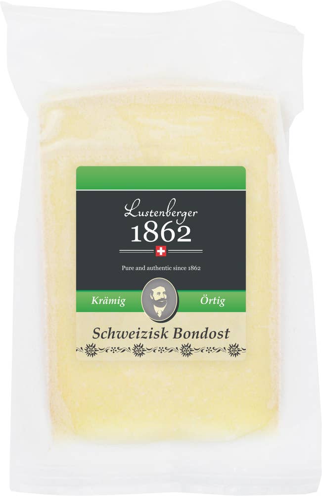 Lustenberger Schweizisk Bondost Krämig & Örtig