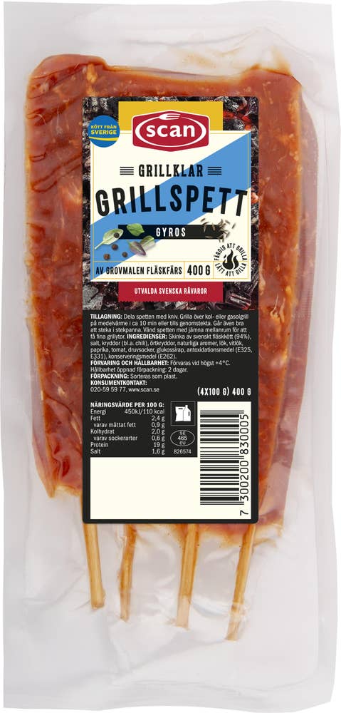 Scan Grillspett Gyros