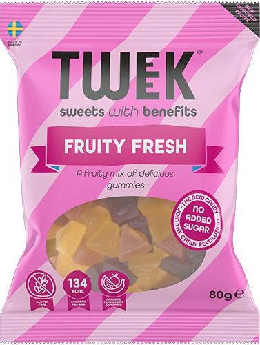 Tweek Godis Fruity Fresh Utan Tillsatt Socker