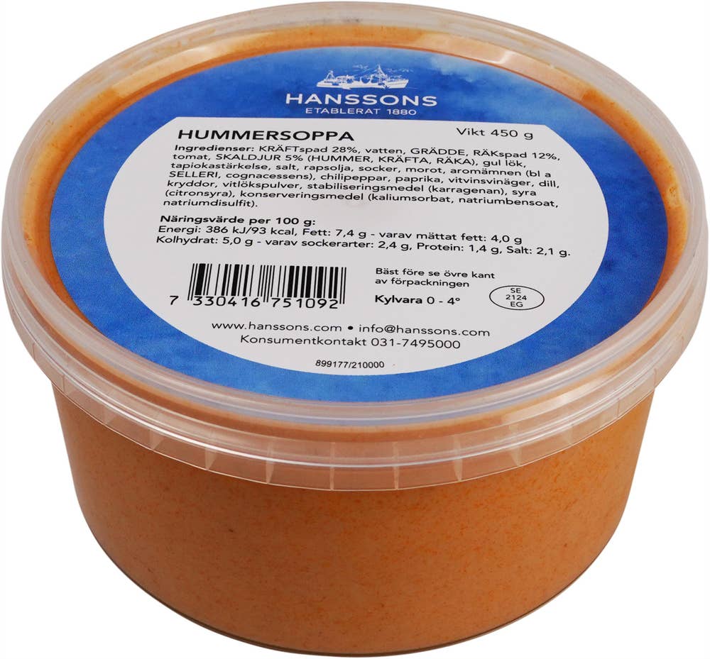 Bröderna Hanssons Soppa Hummer