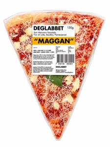 Deglabbet Pizzaslice Maggan Fryst