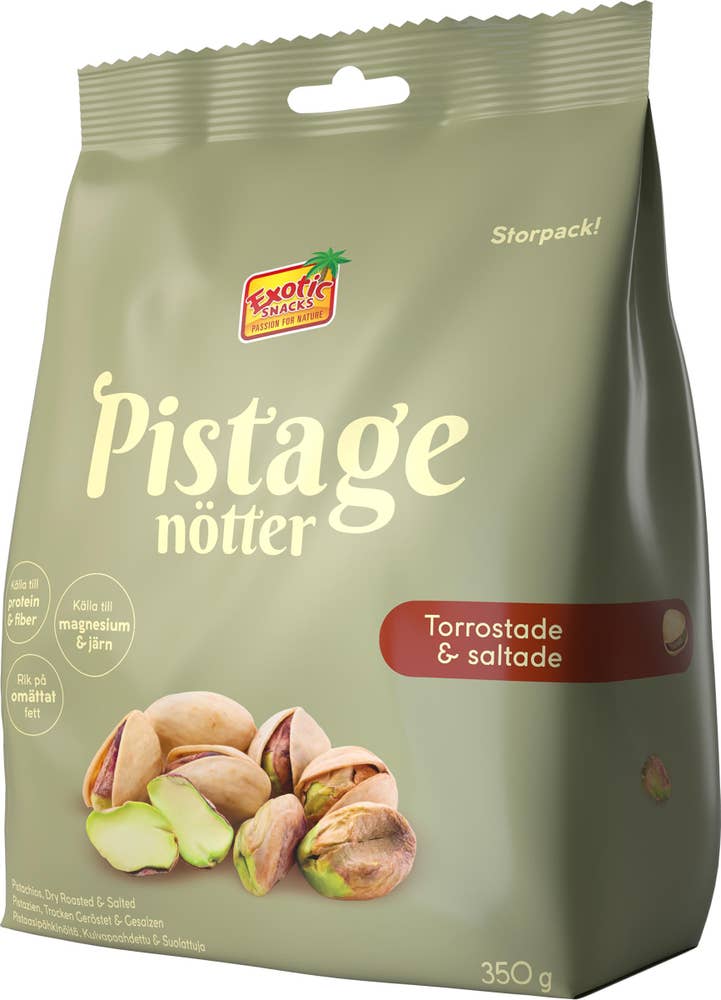 Exotic Snacks Pistagenötter Rostade & Saltade