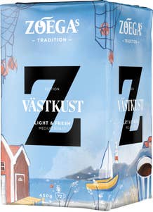 ZOÉGAS Västkust Bryggkaffe Mellanrost