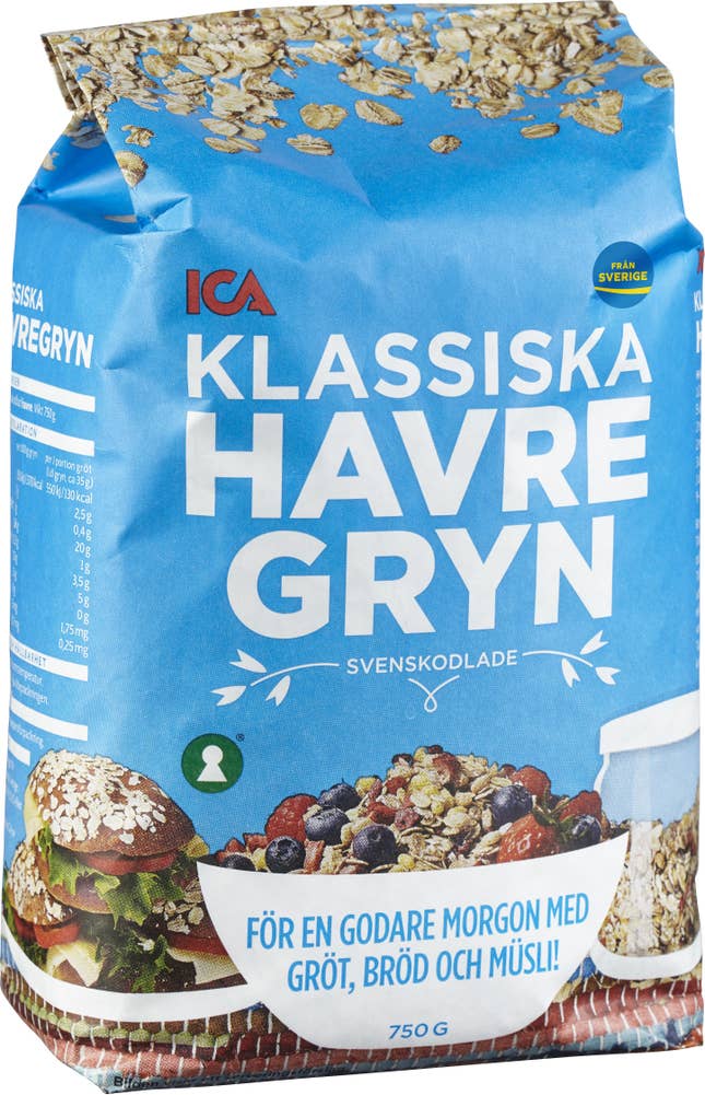 Ej sorterad Havregryn Ica