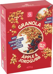 Garant Granola Jordgubb & Äpple