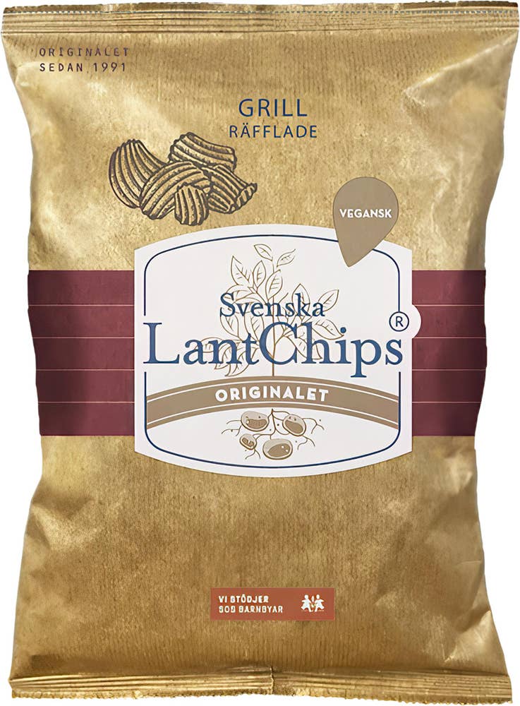 Svenska LantChips Chips Grill 200g Svenska LantChips