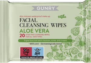 Gunry Rengöringsservetter Aloe Vera