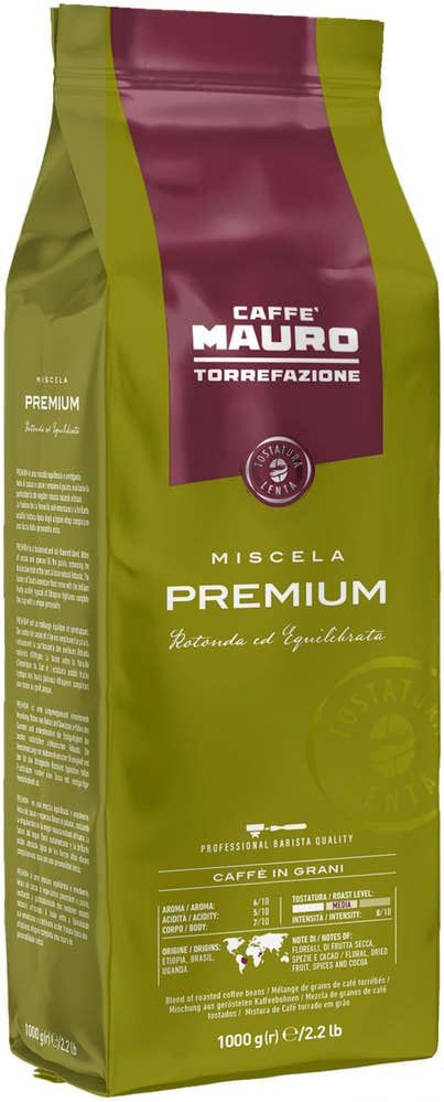 Caffè Mauro Premium Hela Kaffebönor