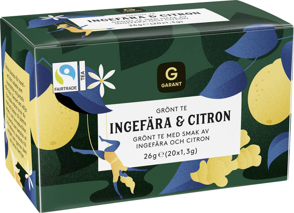 Garant Grönt Te Ingefära & Citron