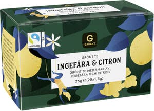 Garant Grönt Te Ingefära & Citron