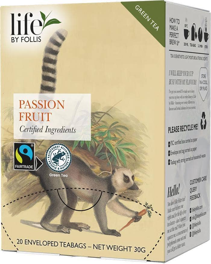 Life by Follis Grönt Te Passionfruit Fairtrade