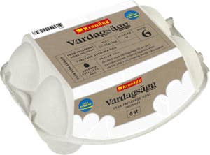 Kronägg Ägg Frigående M 348g