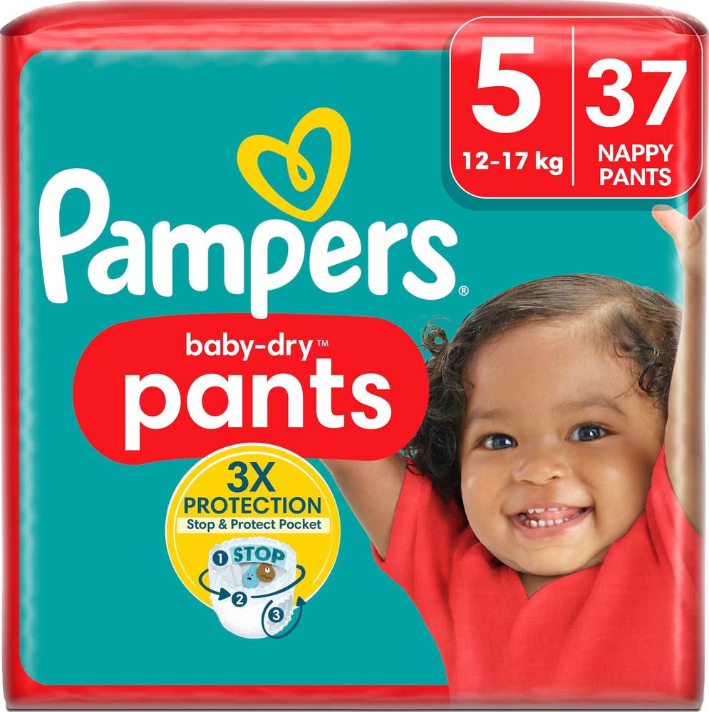 Pampers Byxblöja Babydry S5 12-17kg