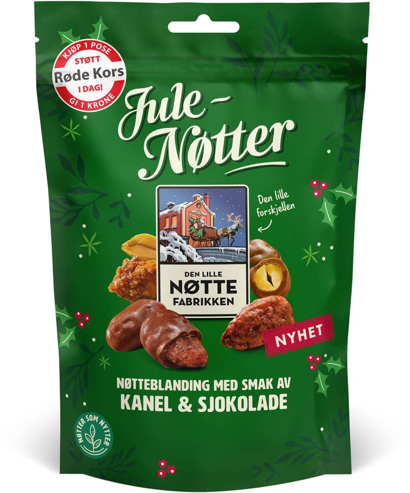 Den Lille Nøttefabrikken Julnötter med Kanel & Choklad