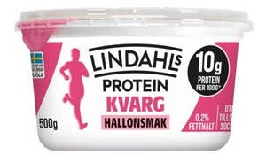Lindahls Kvarg Hallon 0,2% Utan Tillsatt Socker