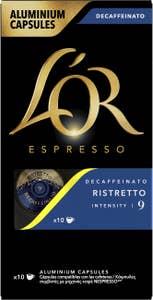 L'Or Ristretto Decaffeinato 9 Kaffekapslar