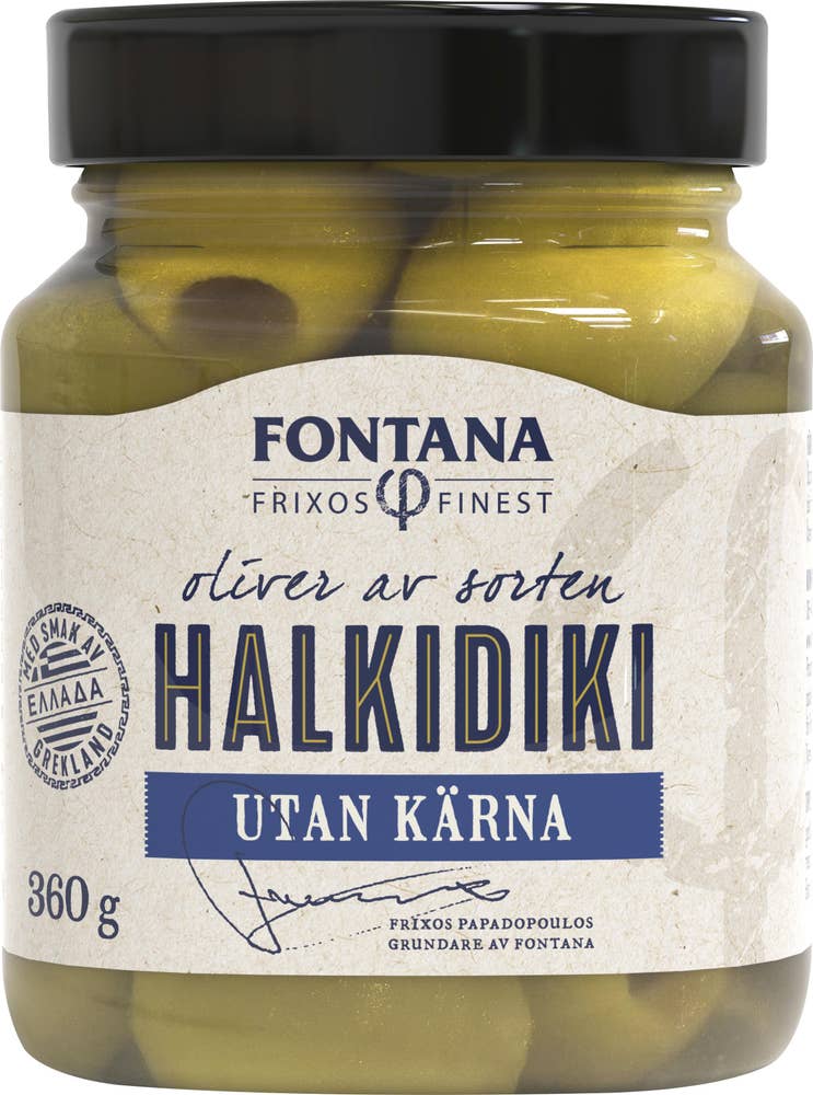 Fontana Halkidiki Oliver utan Kärnor