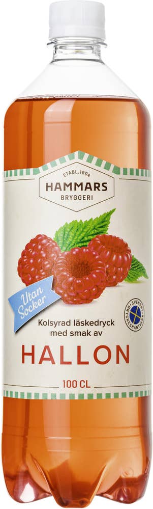 Hammars Bryggeri Läsk Hallon Sockerfri