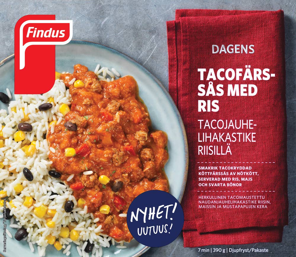Dagens Tacofärssås med Ris Fryst