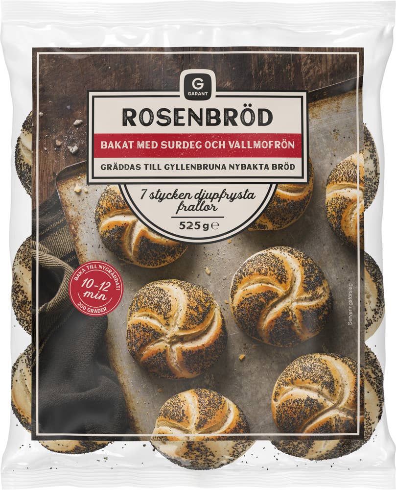 Garant Rosenbröd Fryst 7-p