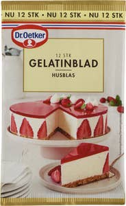 Gelatinblad 12-p