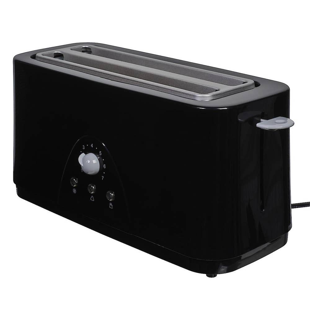 Clas Ohlson Brödrost Svart 4-Skivor Clas Ohlson