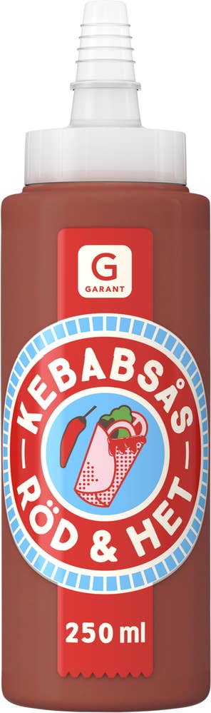 Garant Kebabsås Röd Stark