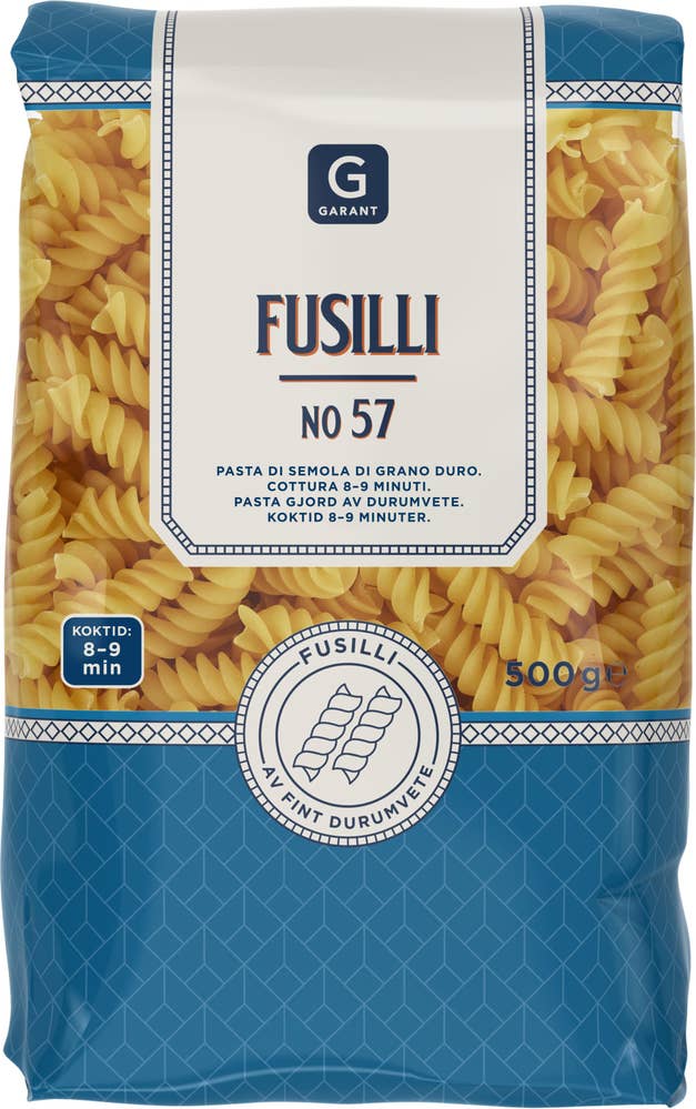 Pasta Fusilli