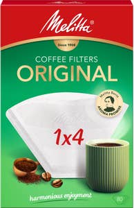 Melitta Kaffefilter 1x4 Vit