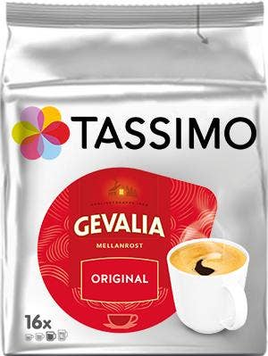Tassimo Gevalia Original Mellanrost 4 Kaffekapslar
