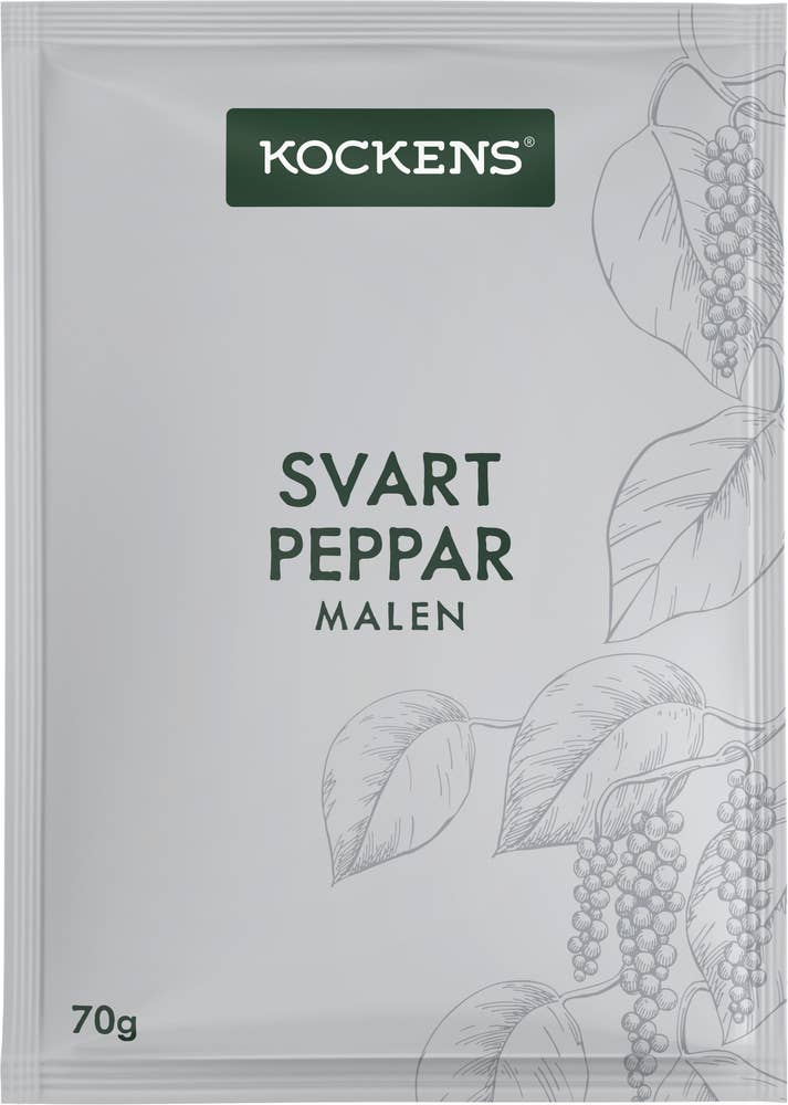 Kockens Svartpeppar malen 70g Kockens
