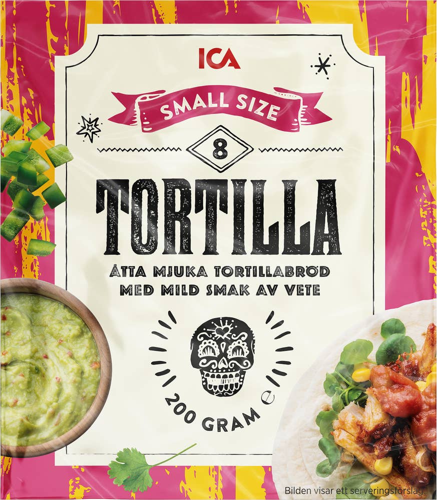 Ej sorterad Soft tortilla smal Ica