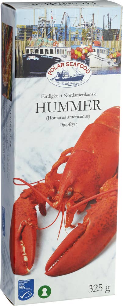 Polar Seafood Hummer Kokt Amerikansk Fryst MSC