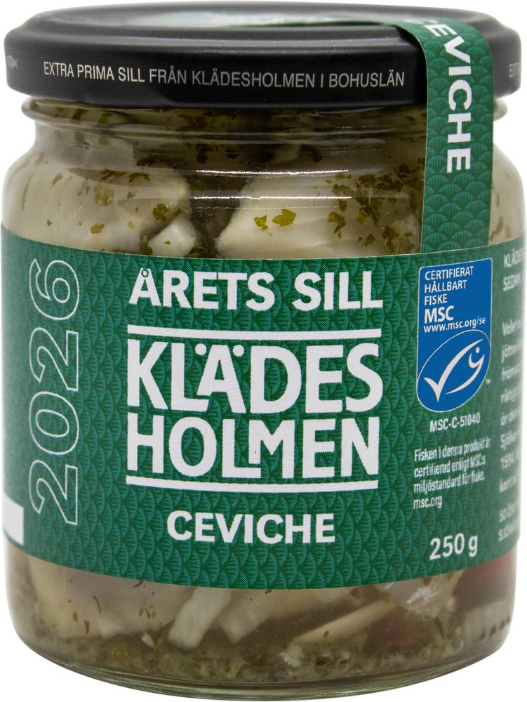 Klädesholmen Årets Sill Ceviche MSC