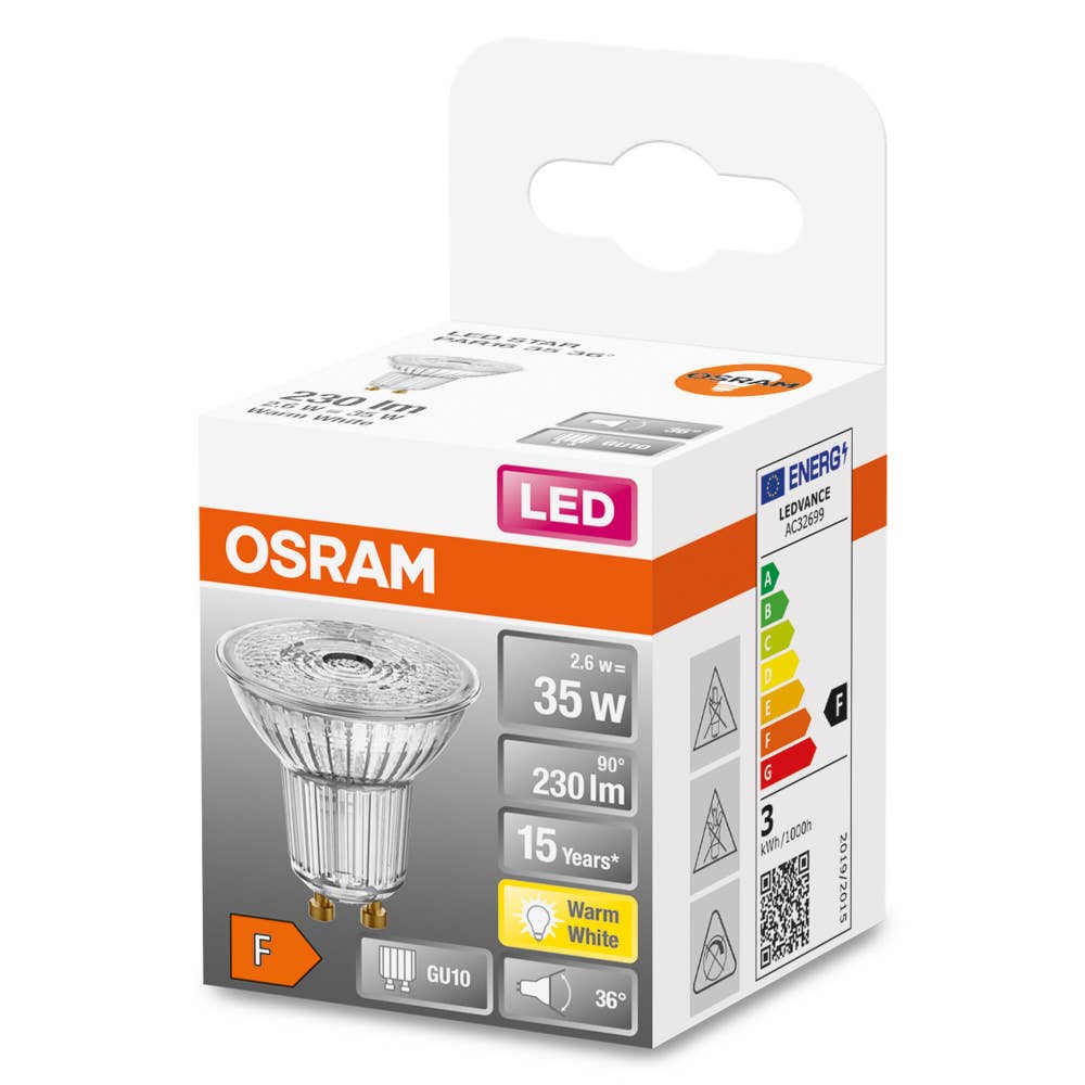Osram Ljuskälla LED 35W Gu1 Varmvit