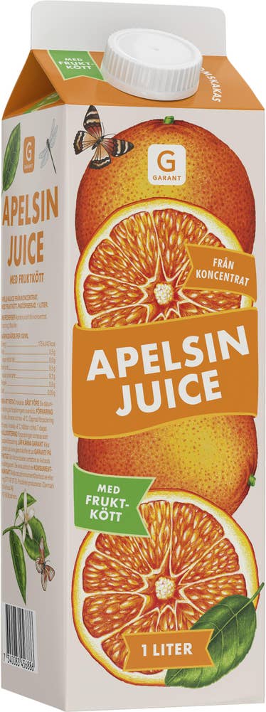 Garant Juice Apelsin med fruktkött