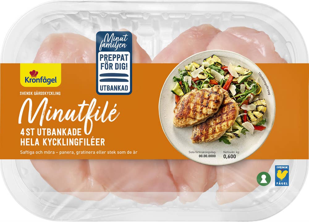 Kronfågel Kyckling Minutfilé