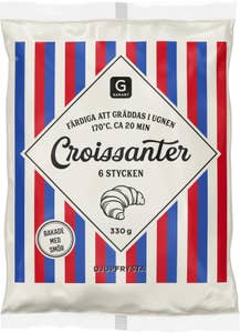 Garant Croissant Fryst 6-p