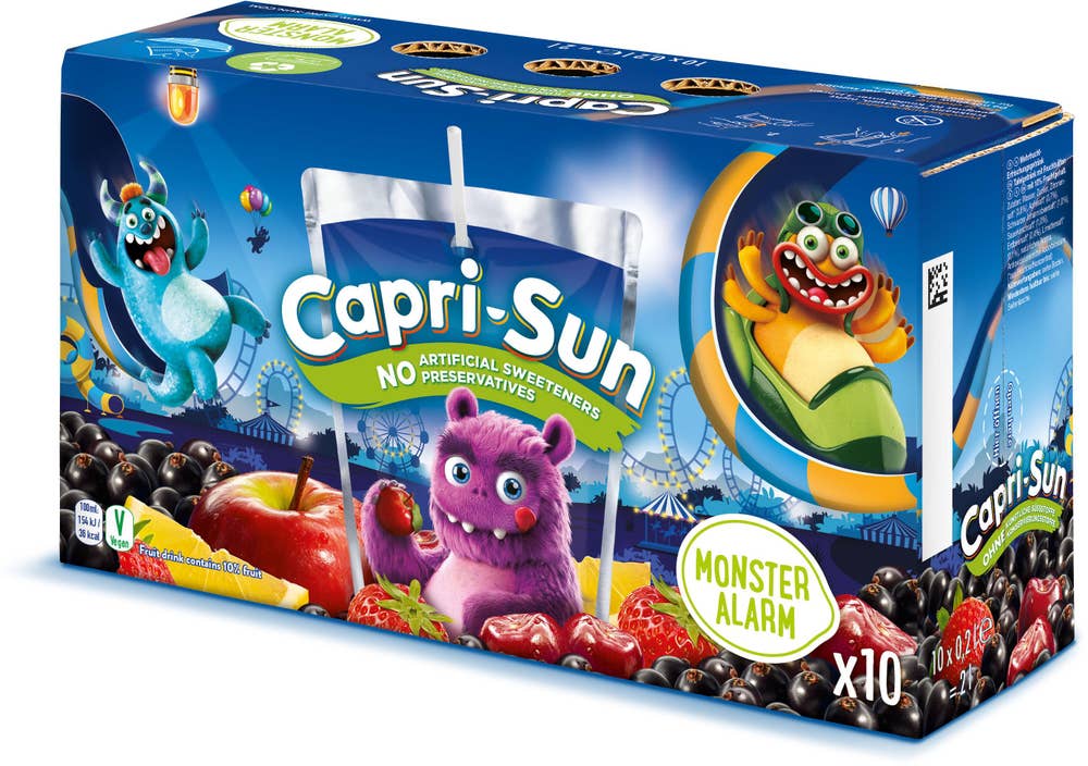 Capri-Sun Fruktdryck Monster Alarm 10x200ml