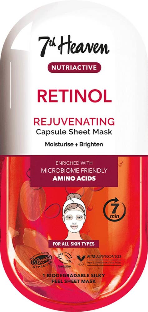 7th Heaven Ansiktsmask Retinol Rejuvinating Sheet Mask 1-p 7th Heaven