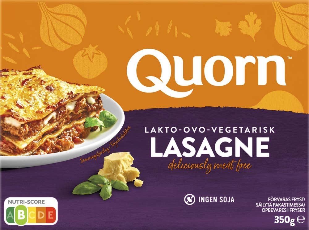 Quorn Lasagne Fryst Quorn