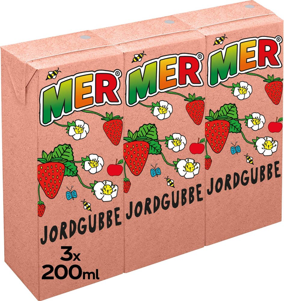 MER Jordgubb 3x
